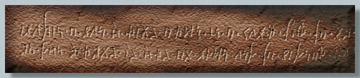 Rathvardic Inscription